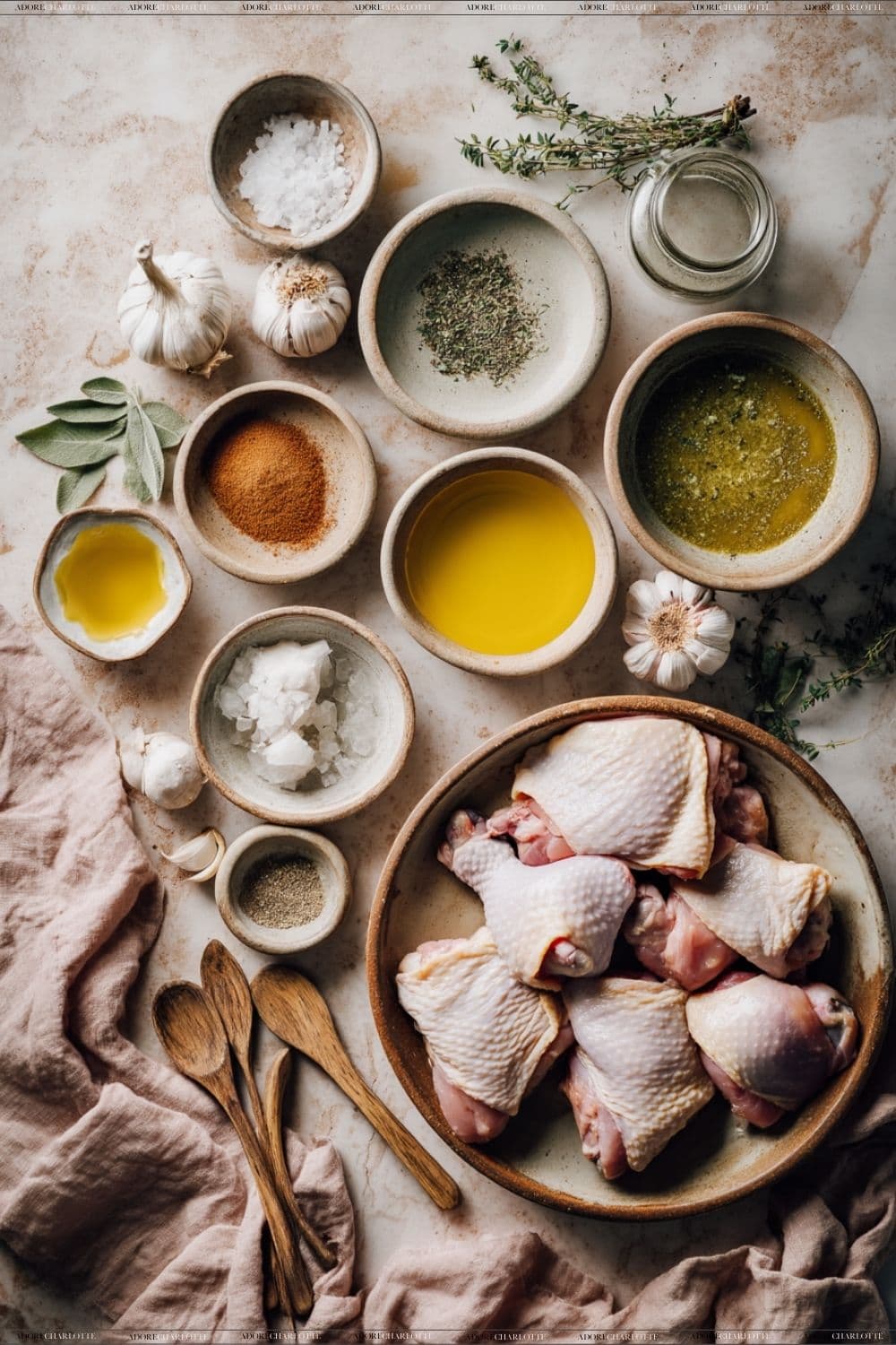 Air Fryer Peruvian Chicken with Green Sauce Ingredients