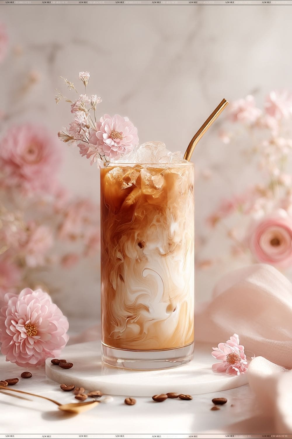 Almond Milk Caramel Iced Coffee 