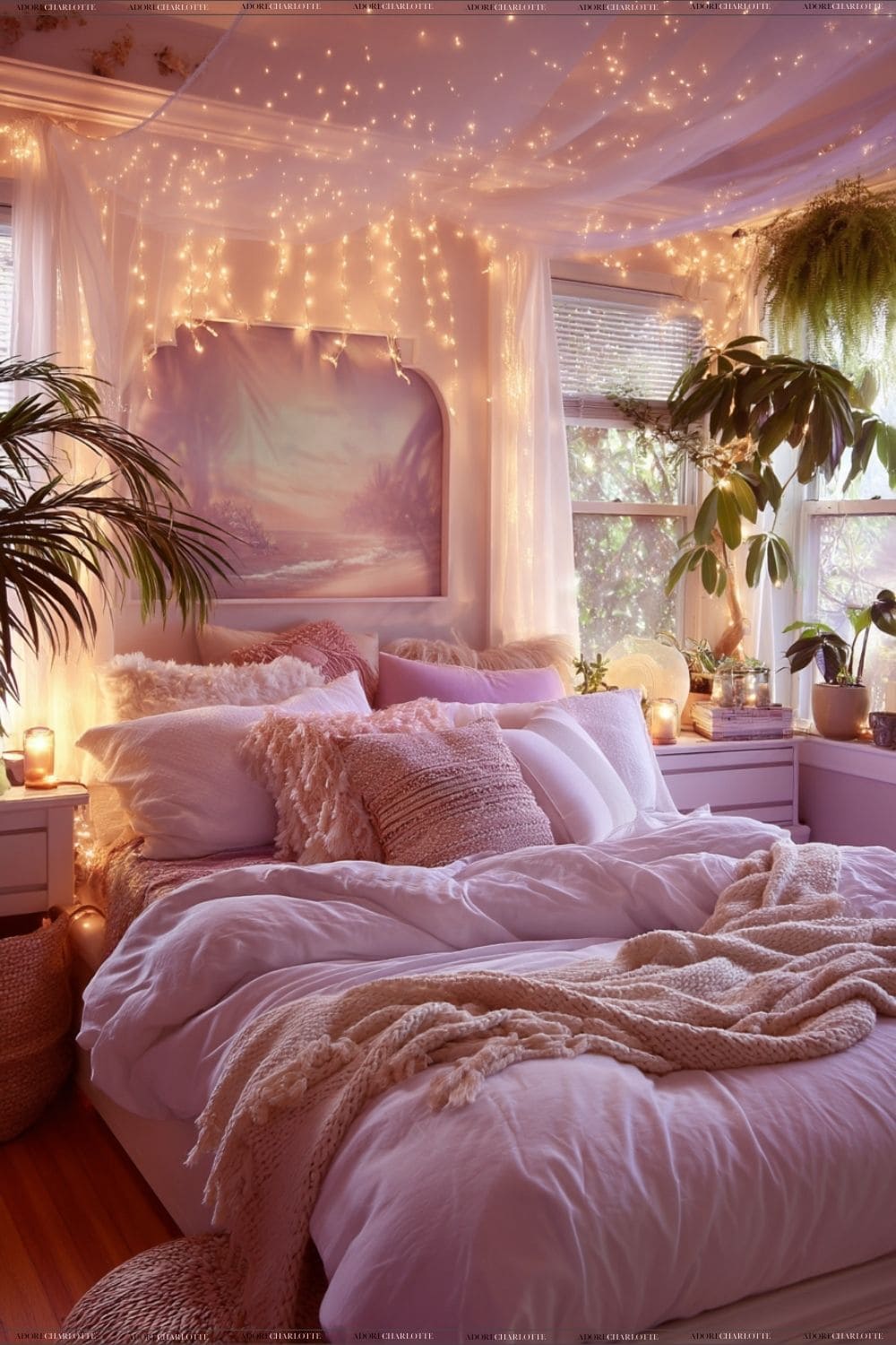 Boho Bedroom Lighting Ideas Enchanting Fairy Light Oasis