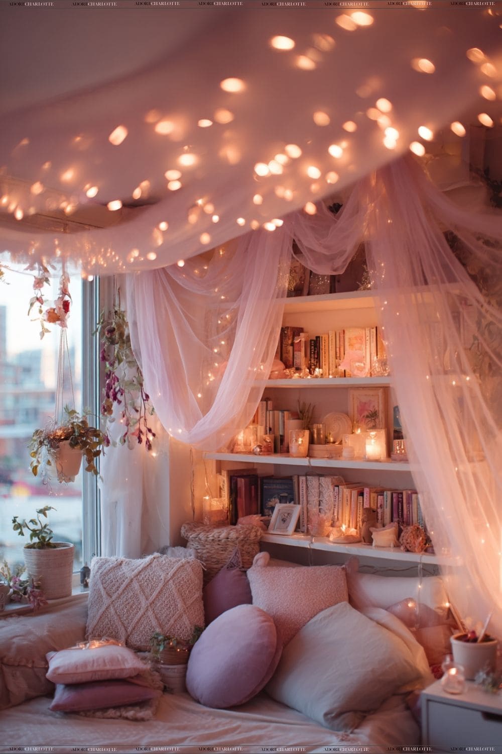 Solar-Powered Fairy Light Sanctuary