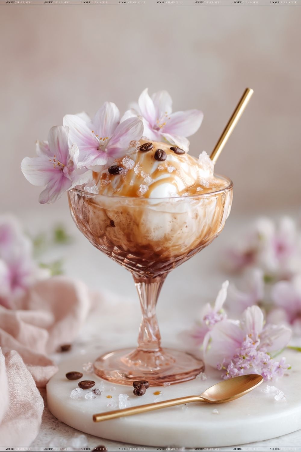 Chocolate Caramel Iced Affogato Refreshing Iced Caramel Coffee Recipes