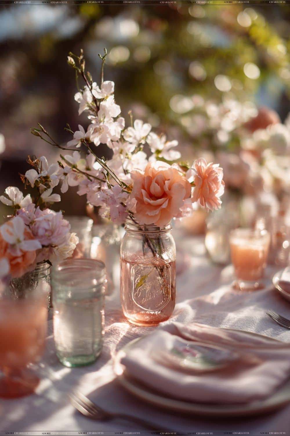 Creative Centerpieces with Seasonal Flowers Creative Backyard Birthday Party Decor Ideas