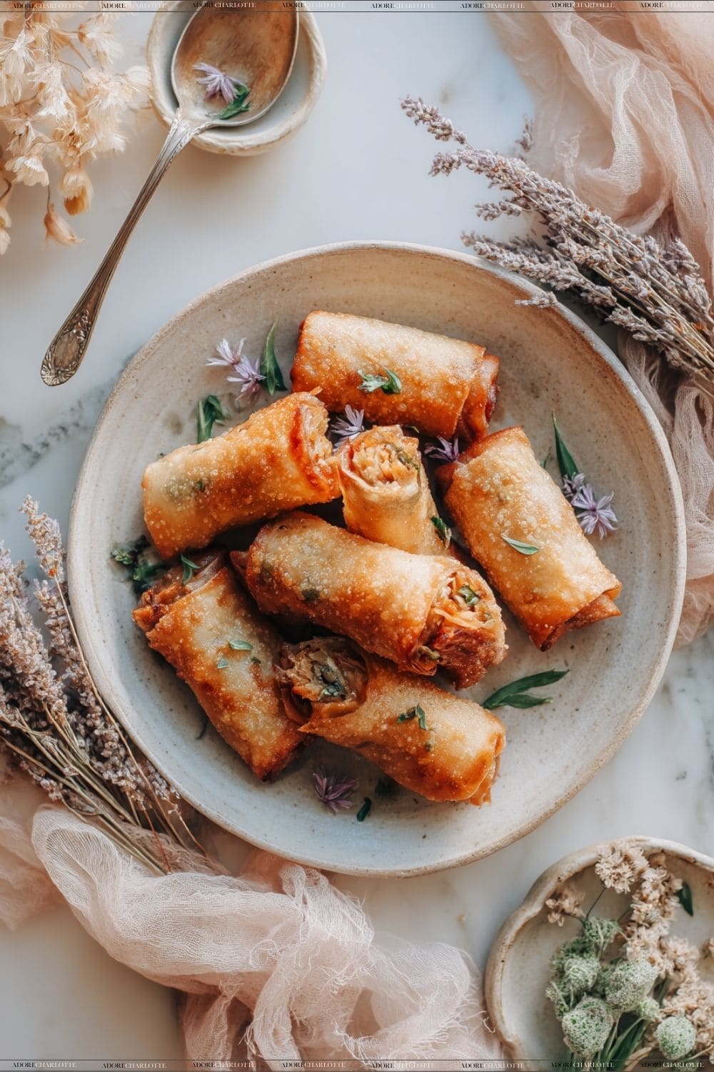 Crispy Air Fryer Spring Rolls
