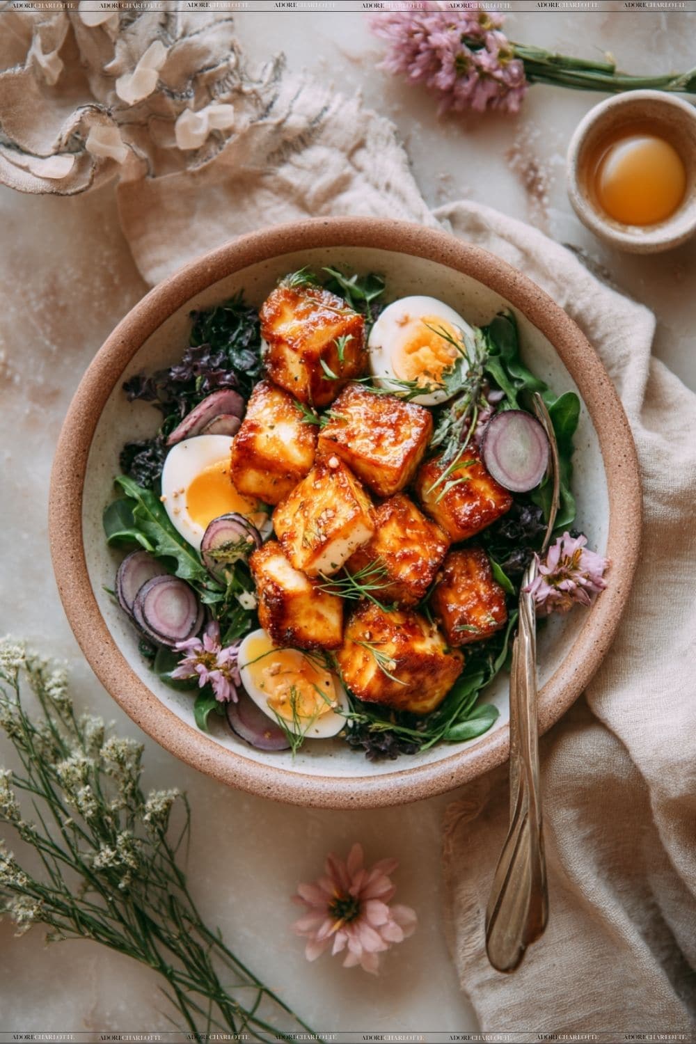 Crispy Asian-Style Tofu Bowls Gourmet Family Friendly Air Fryer Dinners