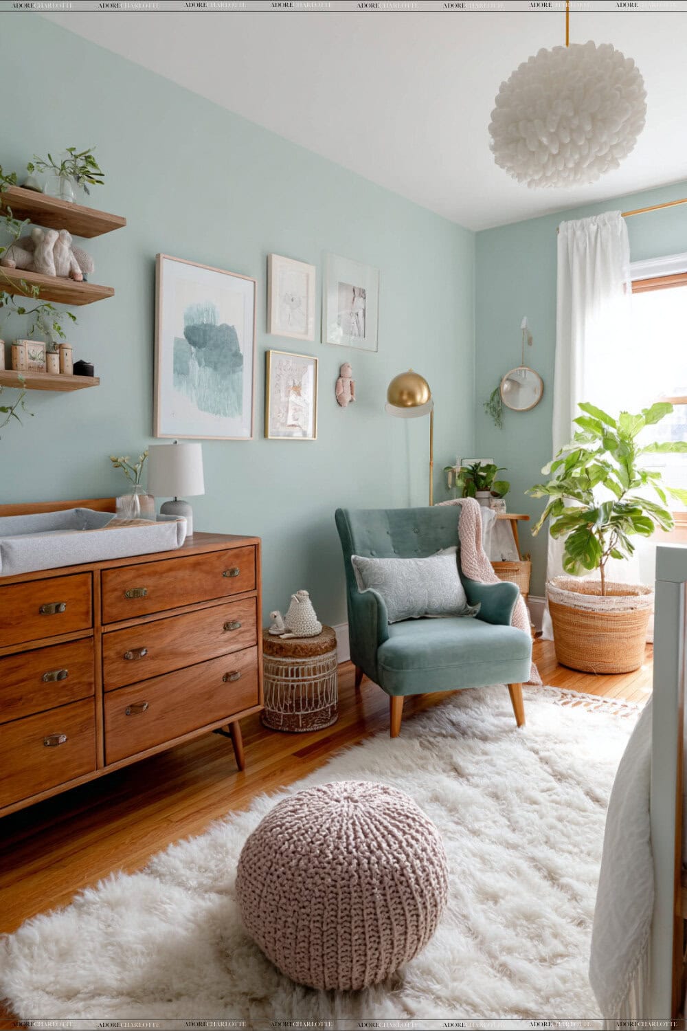 DIY Upcycled Decor baby nursery room theme