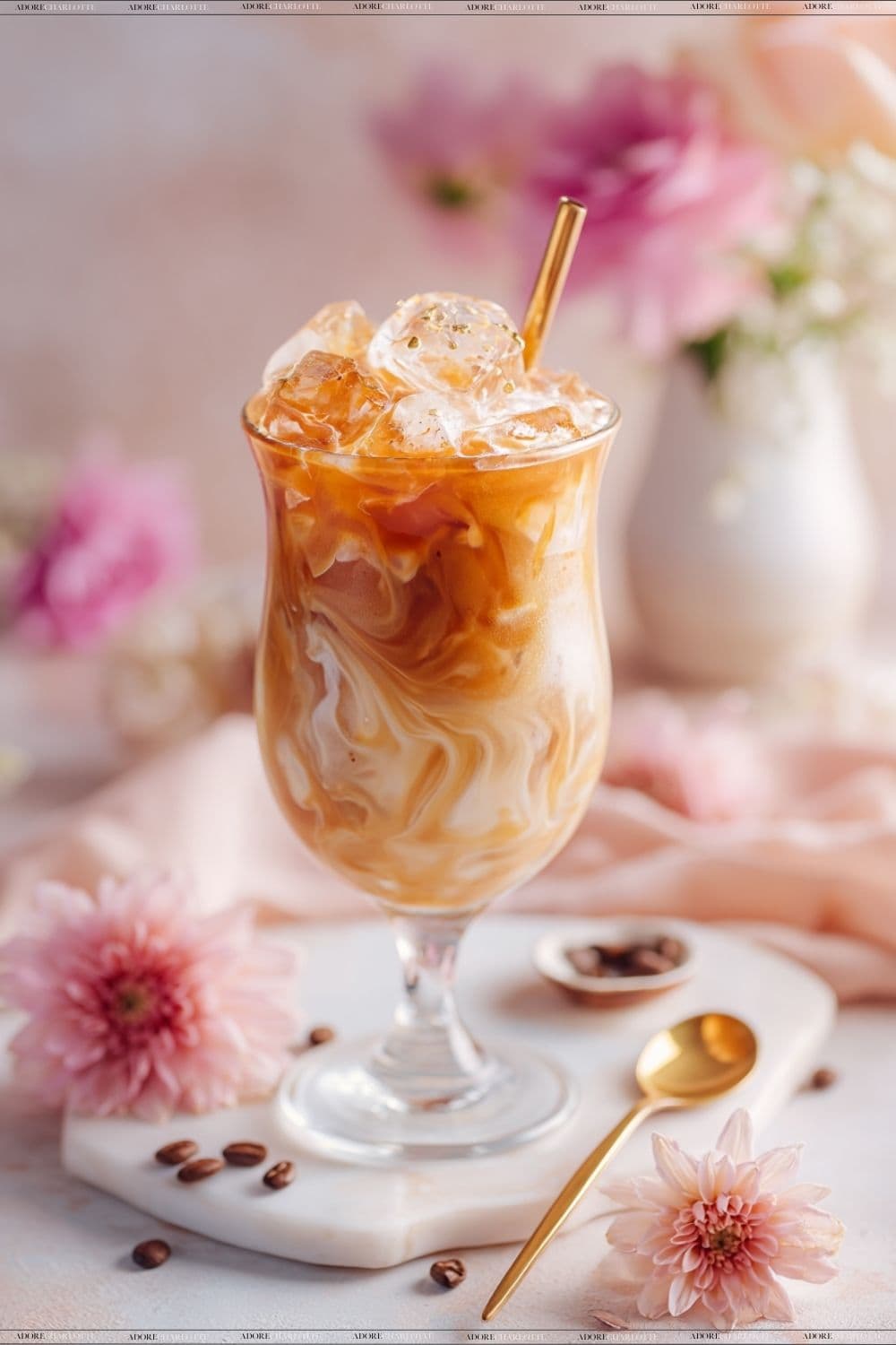 Maple Caramel Iced Coffee Spritzer 