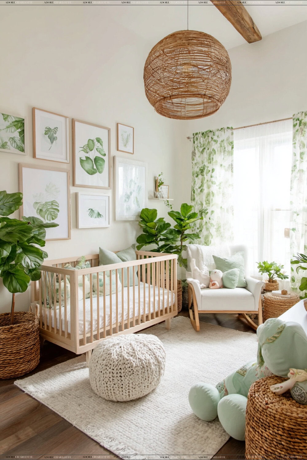 Nature Inspired nursery Budget Nursery Ideas
