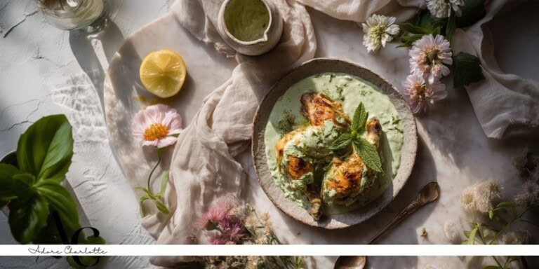 Quick Air Fryer Peruvian Chicken with Green Sauce