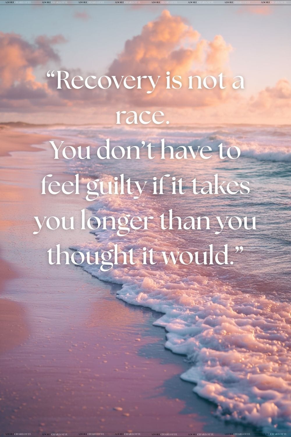 Recovery is not a race