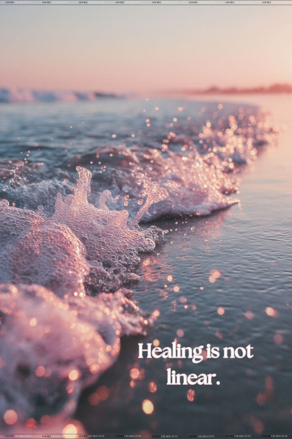 Healing is not linear.