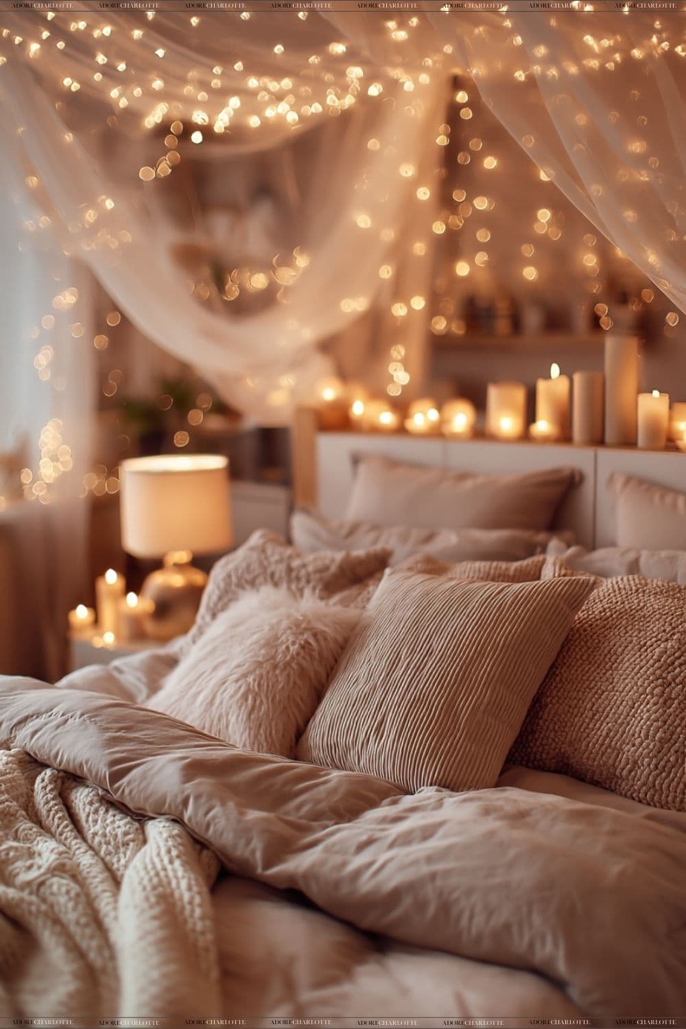 Soft Lighting and Candles Cozy Hygge Bedroom Ideas