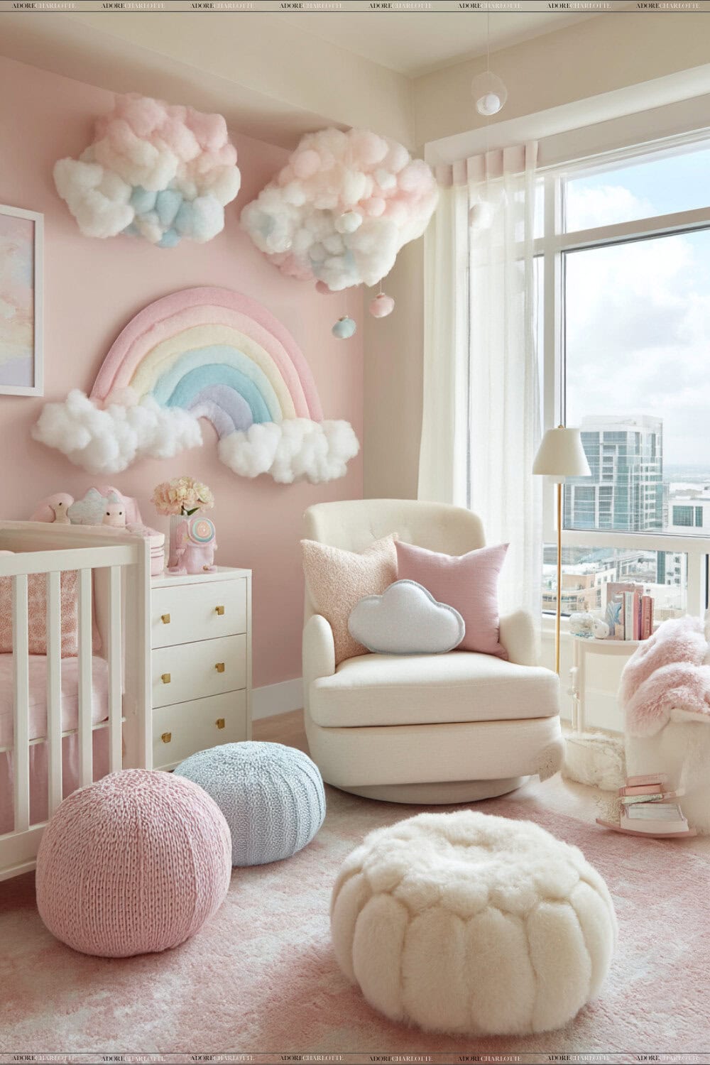 Soft Pastel Budget Nursery Ideas