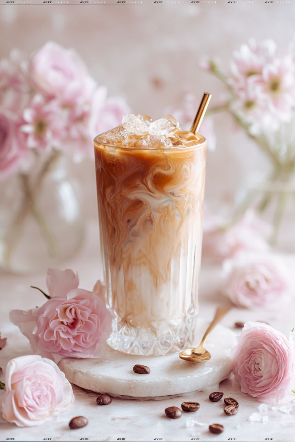 Vanilla Caramel Iced Latte 