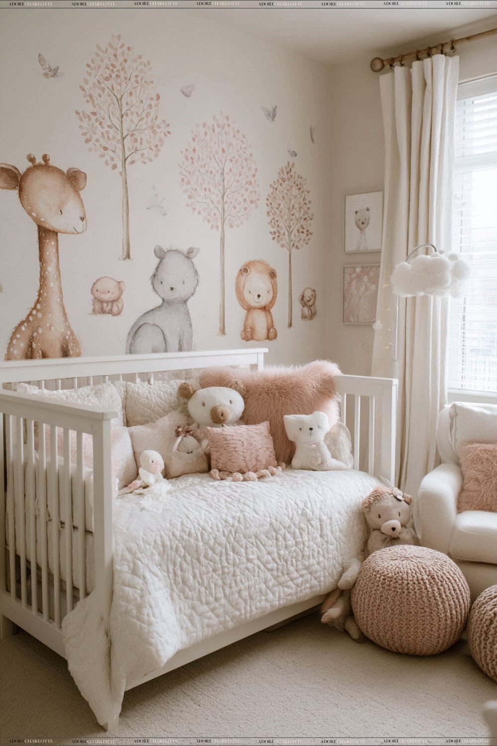 Whimsical Animal Kingdom Budget Nursery Ideas