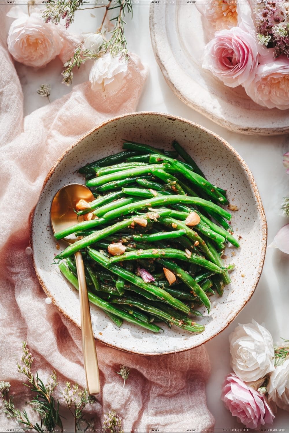 Zesty Air Fryer Garlic Green Beans 