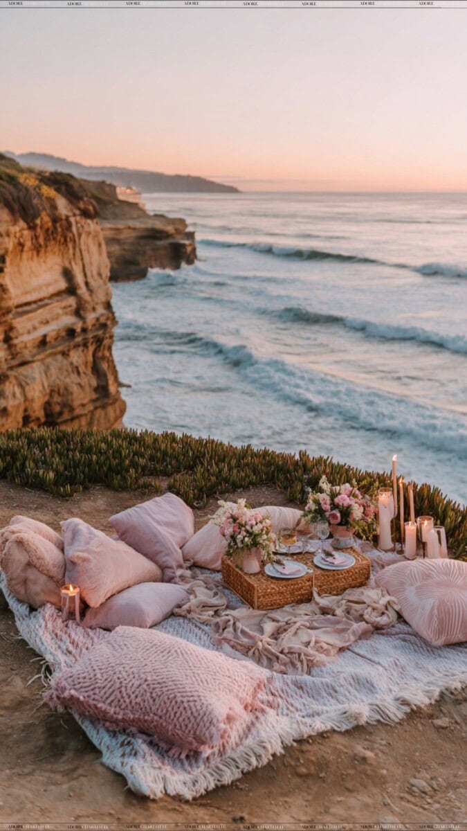 Tips for planning a surprise proposal at a cliff-top location.