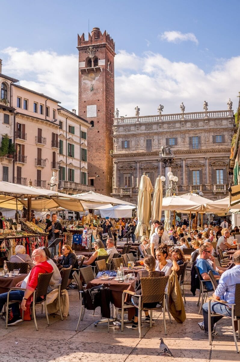 A market place.