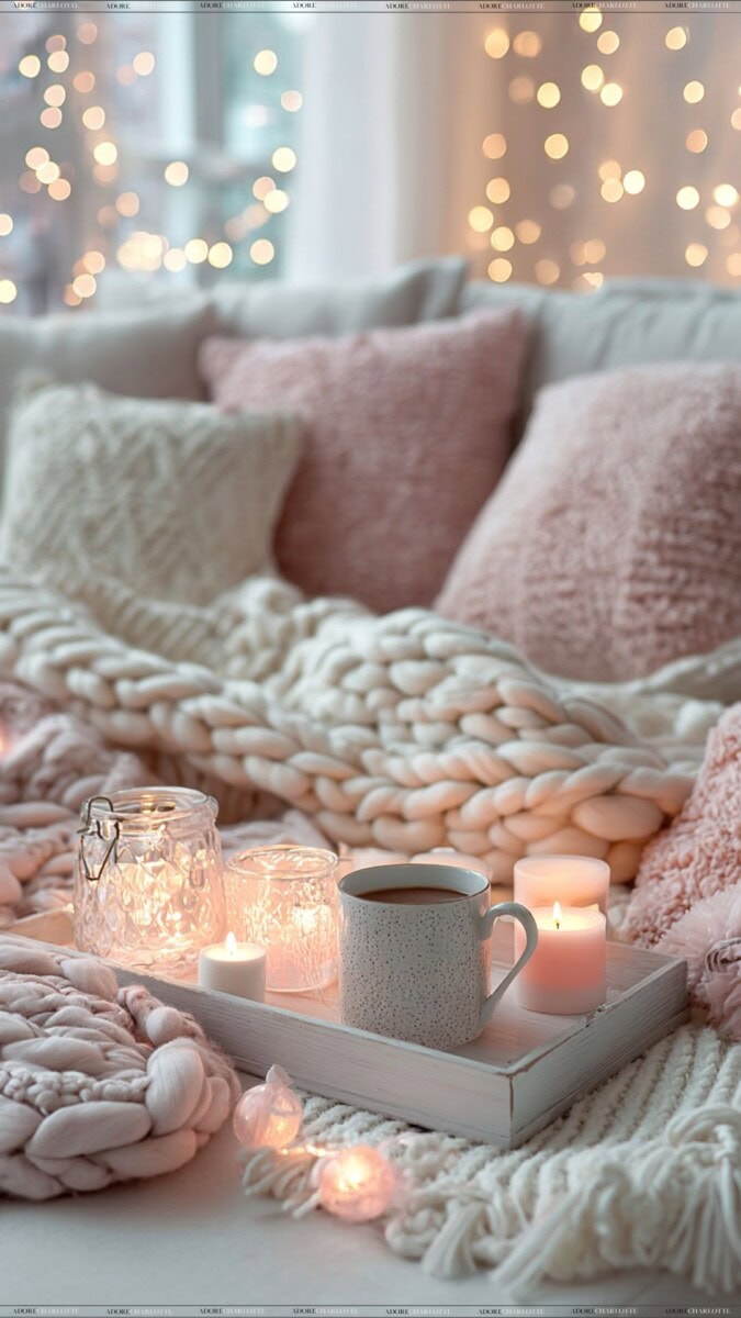 cosy winter living room