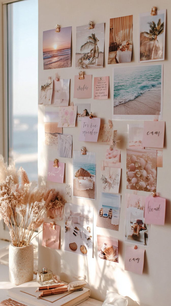 Set realistic goals with a mood board.