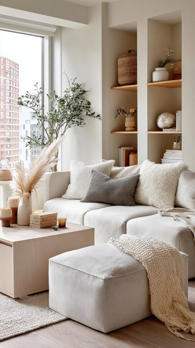 A thick rug can give you that added style luxury.