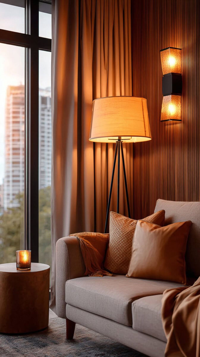 Renovation-free style upgrades that feel luxurious with window dressing and light.