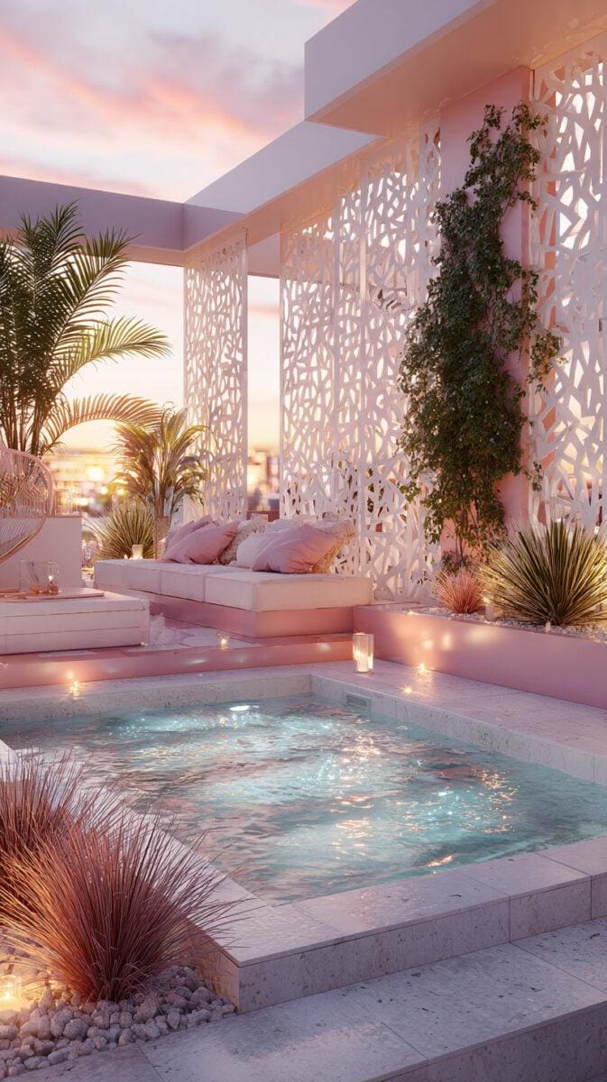 Stunning backyard hot tub ideas.